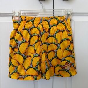 Baseball Lifestyle Taco Print Kids Casual Shorts